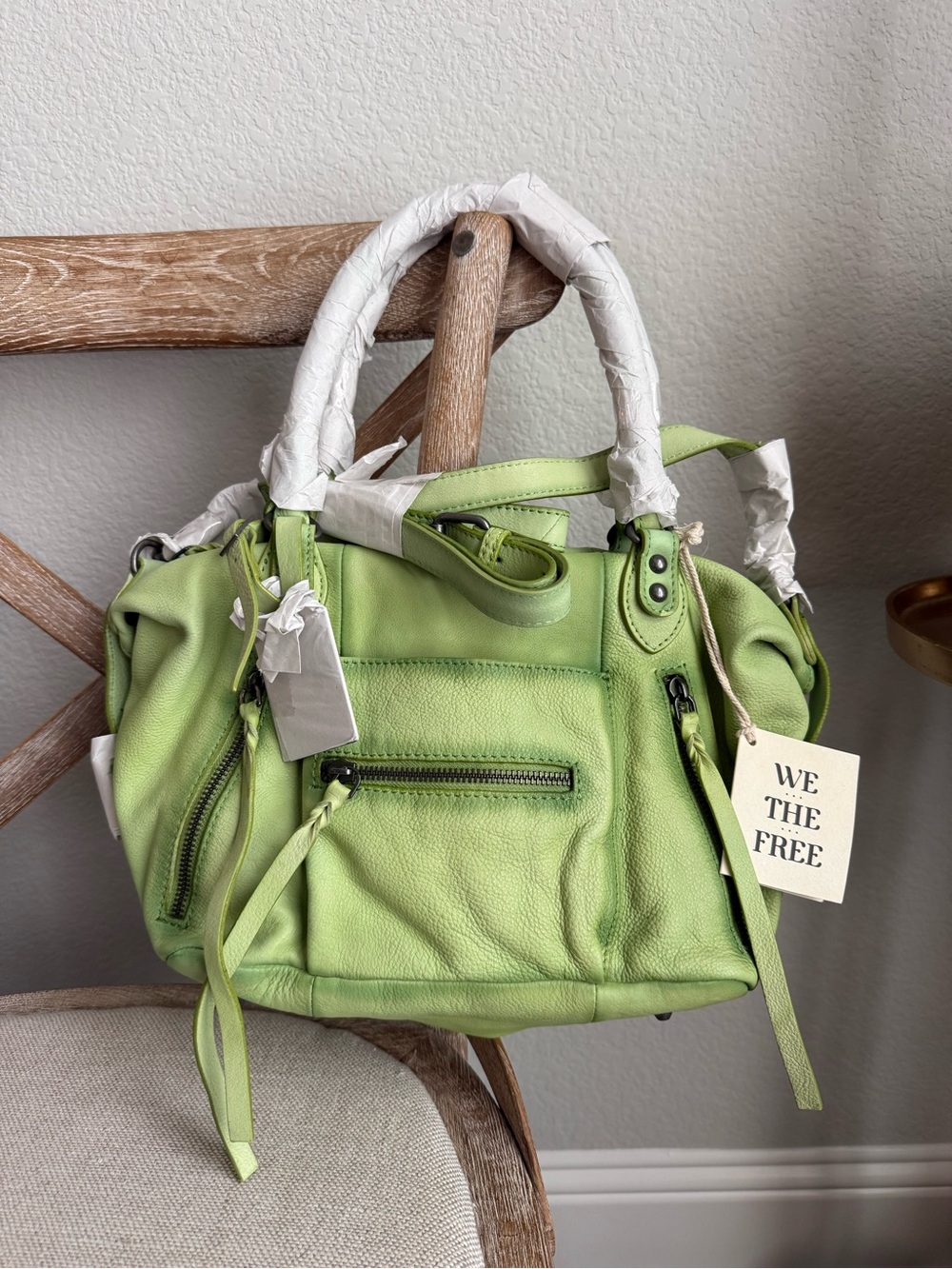 Free people We The Free Baby Emerson Tote Bag matcha green